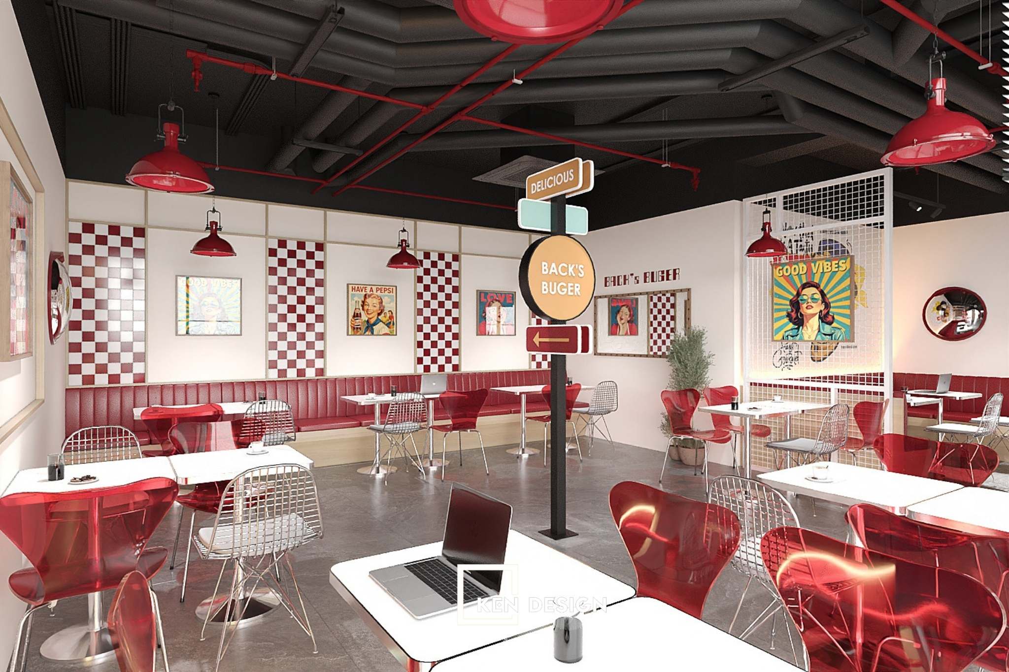Xu hướng thiết kế nhà hàng Fast Food đang thay đổi mạnh mẽ